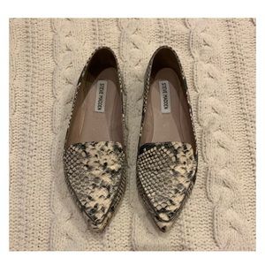 Steve Madden Snake Skin Flats
